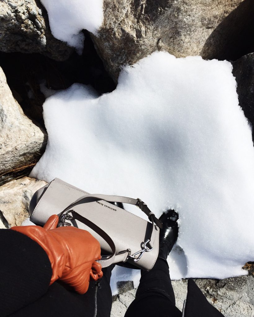 Karla Vargas, Style, San Francisco, Style Blogger, My Style, Lake Tahoe, What I wore, What to wear, What I wore, Stylist, My stylosophy, style, all black look, view, nature, fall, fall style 2017, fall style 2016, black coat, black boots, black hat, michael kors bag