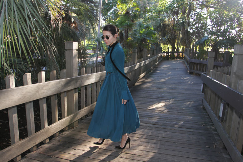 KarlaVargas-GreenDress-SanDiego-BalboaPark-WhatToWear