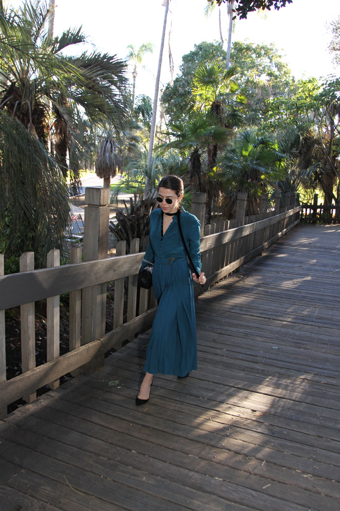 KarlaVargas-GreenDress-SanDiego-BalboaPark-WhatToWear