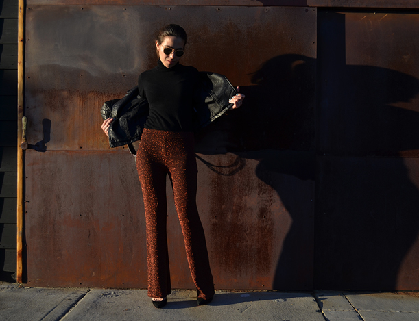 KarlaVargas-BlackJacket-SanDiego-SanDiegoBlogger-StatementPants