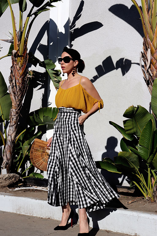 Skirt-gingham-summer2018-summertime-summerstyle-sandiegostyleblogger-sdstyle-cultgaiabag-cultgaia