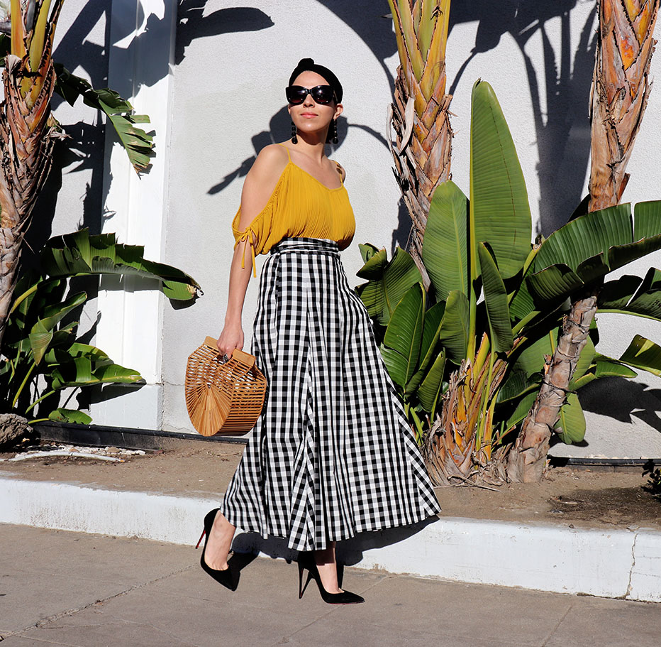 Skirt-gingham-summer2018-summertime-summerstyle-sandiegostyleblogger-sdstyle-cultgaiabag-cultgaia