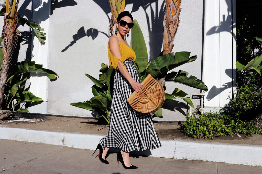 Skirt-gingham-summer2018-summertime-summerstyle-sandiegostyleblogger-sdstyle-cultgaiabag-cultgaia