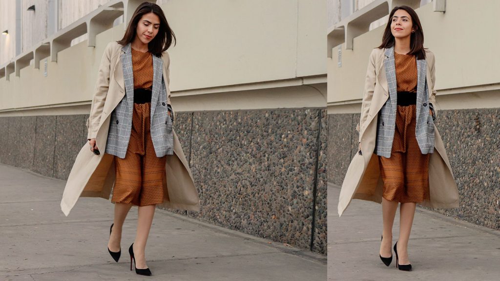 shoulderpads-karlavargas-80sstyle-plaidblazer-fall-fallstyle-vintagedress-sustainablefashion