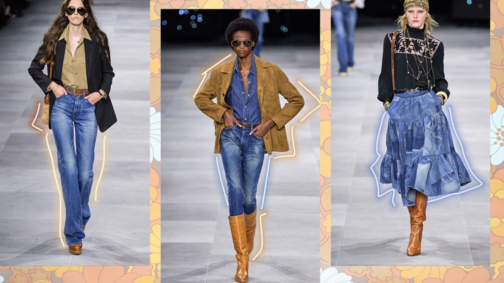 Dark denim style spring summer 2020