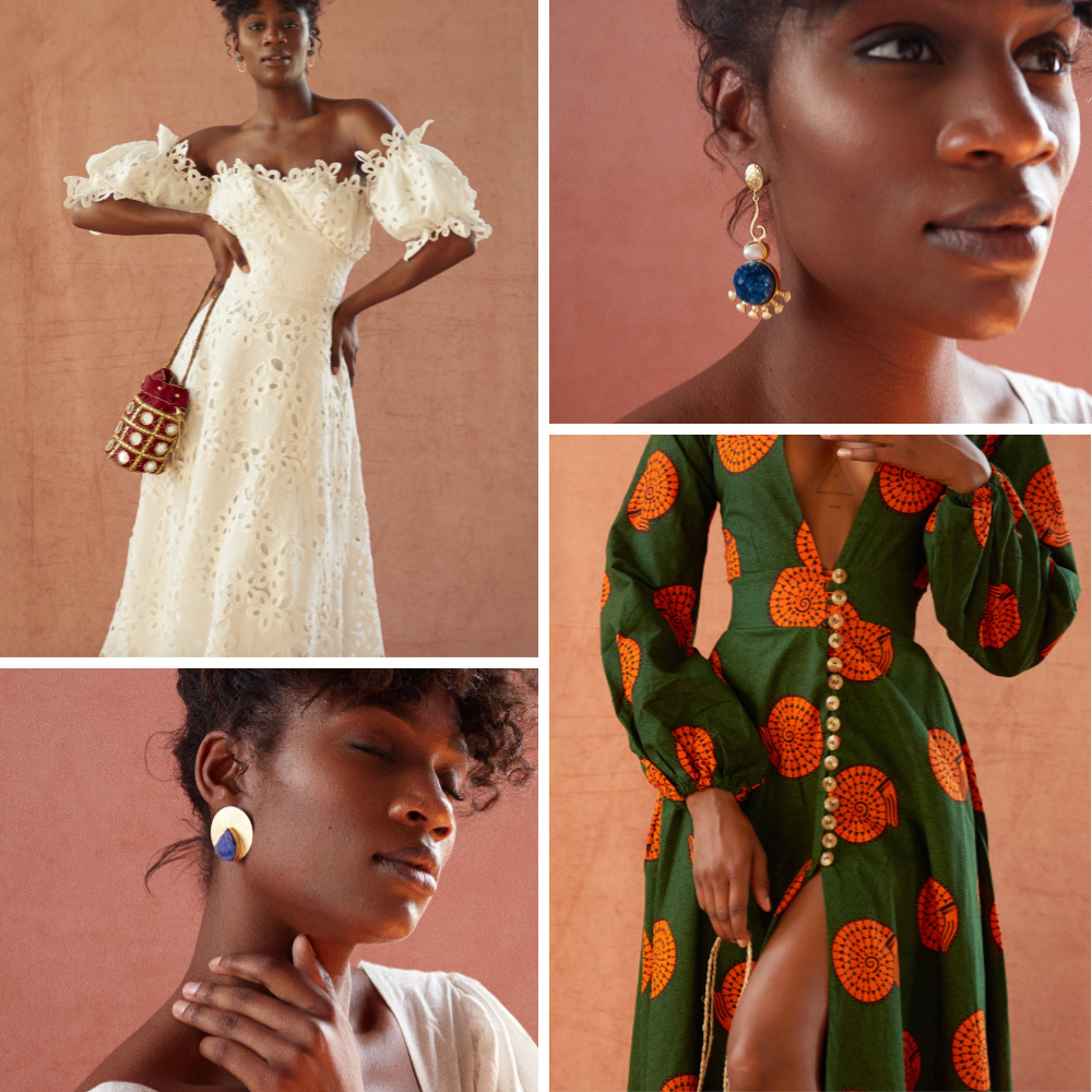 AAU SHOP dresses by Asiyami Gold