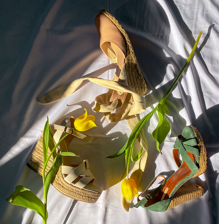 Wedges, espadrilles, platform style 2020