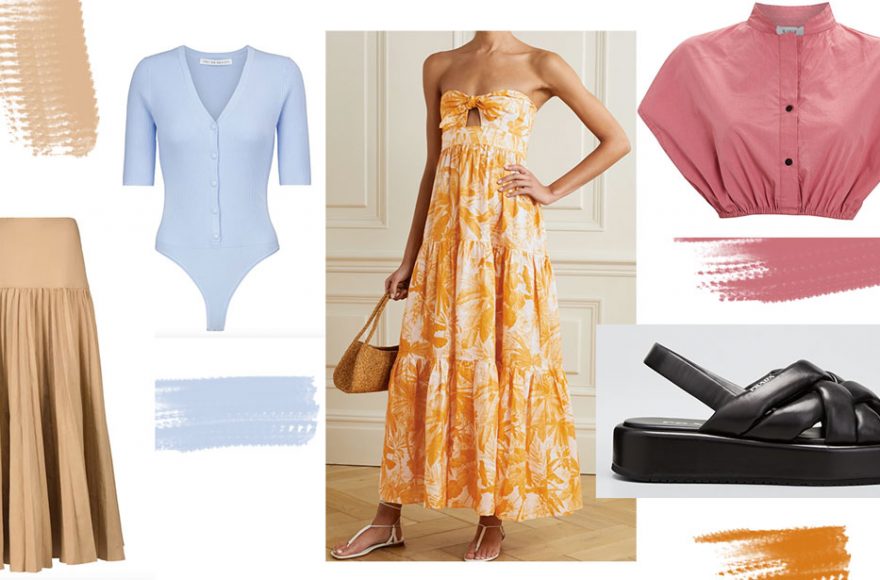 summer trends 2021 dress sandals skirts